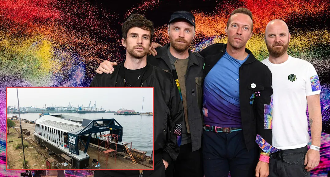 Coldplay Donates Neon Moon II Garbage Cleanup Boat for Cisadane River