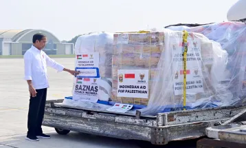 President Widodo Releases Second Batch of Humanitarian Aid for Palestine