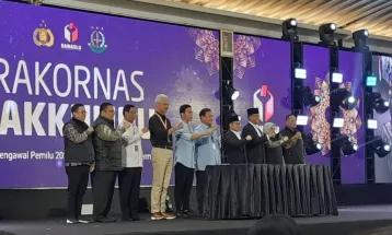 Tiga Calon Presiden Deklarasikan Kampanye Pemilu Damai 2024