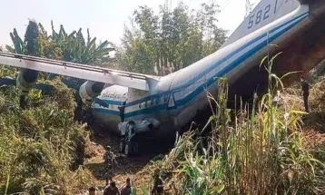 Myanmar Military Plane Overshot India Runway, Injuring Twelve People