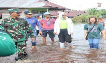 Update Terkini Banjir di Palangka Raya, Warga Bantaran Sungai Diminta Tetap  Waspada