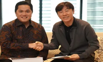 Serius Hadapi Vietnam, Pelatih Timnas Shin Tae-yong Bertemu Ketum PSSI