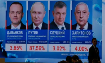 Vladimir Putin Unggul 87% di Pilpres Rusia 2024