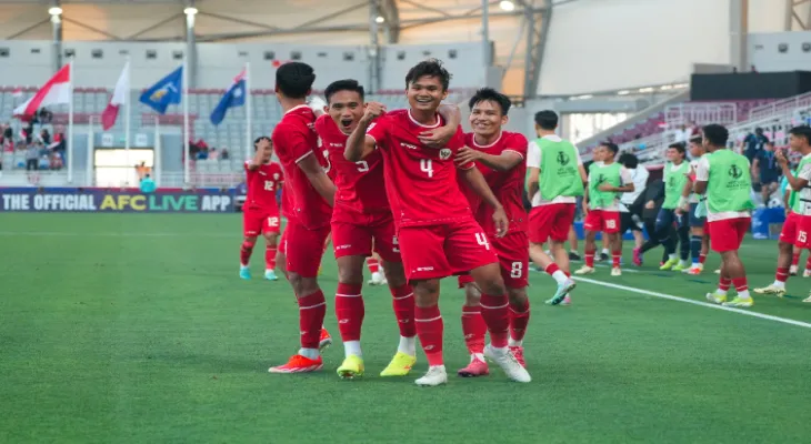 Komang Teguh's First-Half Goal Sees Young Garudas Defeat Olyroos