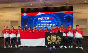 Tim Indoor Skydiving Indonesia Raih Medali Perak dan Perunggu di Kejuaraan Asia