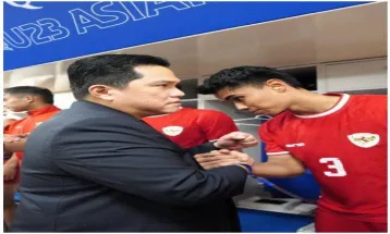 Erick Thohir: Timnas Masih Harus Berjuang, Peluang Olimpiade Masih Ada 