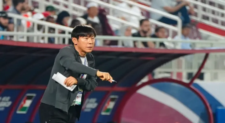 Shin Tae-yong Appreciates Young Garuda’s Fight at AFC U23 Asian Cup 2024