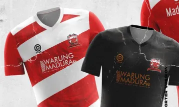 Madura United Pasang Logo 'Warung Madura' di Jersey Edisi Spesial