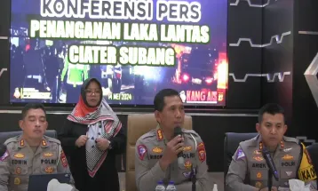 Sopir Bus Laka Maut di Subang Ditetapkan Sebagai Tersangka