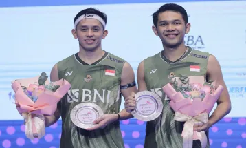 Jadi Runner Up Singapore Open, Fajar/Rian Siap Bangkit di Indonesia Open 2024