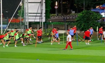 Sudah Tiba di Jakarta, Timnas Irak Latihan Jelang Lawan Indonesia