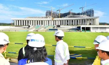 Nusantara Presidential Palace Nearing Completion in July