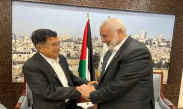 Bahas Palestina, Jusuf Kalla Temui Pimpinan Hamas di Qatar