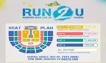 Daftar Harga Tiket Run 2 U Running Man di Jakarta, Termahal Tiga Juta Rupiah