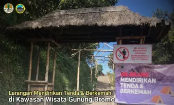 Catat, Wisatawan Dilarang Dirikan Tenda dan Berkemah di Gunung Bromo