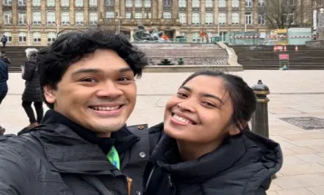 Penyanyi Mikha Angelo Datang ke Paris, Dukung Sang Pacar Gregoria Mariska di Olimpiade