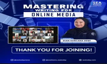 SEA Today Adakan Webinar Mastering Writing for Online Media, SEAtizens Antusias Mengikuti