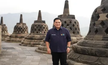 Kunjungi Borobudur, Menteri BUMN Pastikan Situs Warisan Budaya Dikelola Berbasis Spiritual, Budaya, dan Edukasi