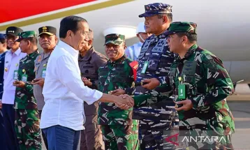 HUT TNI ke-79 Tahun: Presiden Jokowi Terakhir Kalinya Jadi Inspektur Upacara