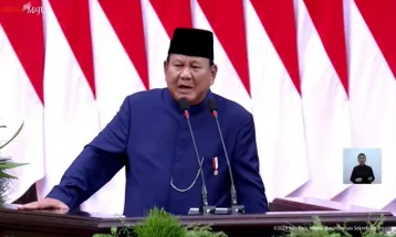 Pidato Pertama Prabowo Sebagai Presiden: Dukung Kemerdekaan Palestina