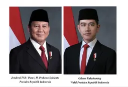 Official Portraits of President Prabowo Subianto, VP Gibran Rakabuming Raka