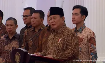 Presiden Prabowo Gelar Sidang Kabinet Merah Putih Pertama