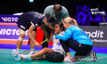 Pelatih Ungkap Cedera Gregoria di Denmark Open 2024