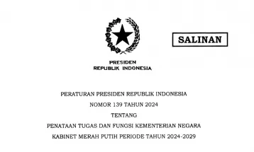 Prabowo Teken Perpres tentang Kabinet Merah Putih, Sekretariat Kabinet Dibubarkan