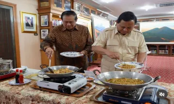 Momen Akrab Presiden Prabowo Bertemu SBY, Makan Malam Nasi Goreng Cikeas