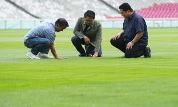 Rumput GBK Dipastikan Prima Jelang Laga Indonesia vs Jepang dan Arab Saudi