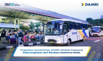 DAMRI Tambah Frekuensi Keberangkatan dari Bandara Soekarno-Hatta, Berikut Daftar Tujuannya