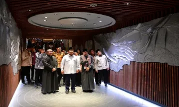 Presiden Prabowo Resmikan Terowongan Silaturahim Istiqlal-Katedral