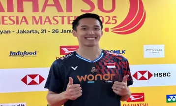 Lolos ke 16 Besar Indonesia Masters 2025, Jonatan Akui Penampilannya Belum Maksimal