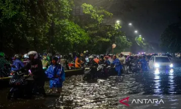 BMKG: Hujan Guyur Seluruh Jakarta hingga Rabu Malam