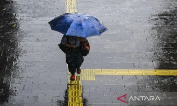 BMKG Predicts Light Rain in Jakarta on Wednesday Afternoon