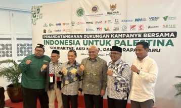 Kemlu, MUI, Baznas Luncurkan Kampanye Penggalangan Dana 200 Juta Dolar AS untuk Palestina